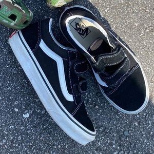 Kids Velcro vans size 3